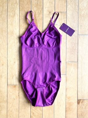 HeyShape NEW Purple Adjustable Straps Sculpting Bodysuit Size Large
